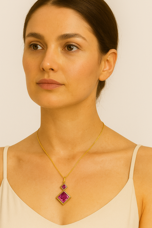 Amethyst Dream Pendant (Pink)