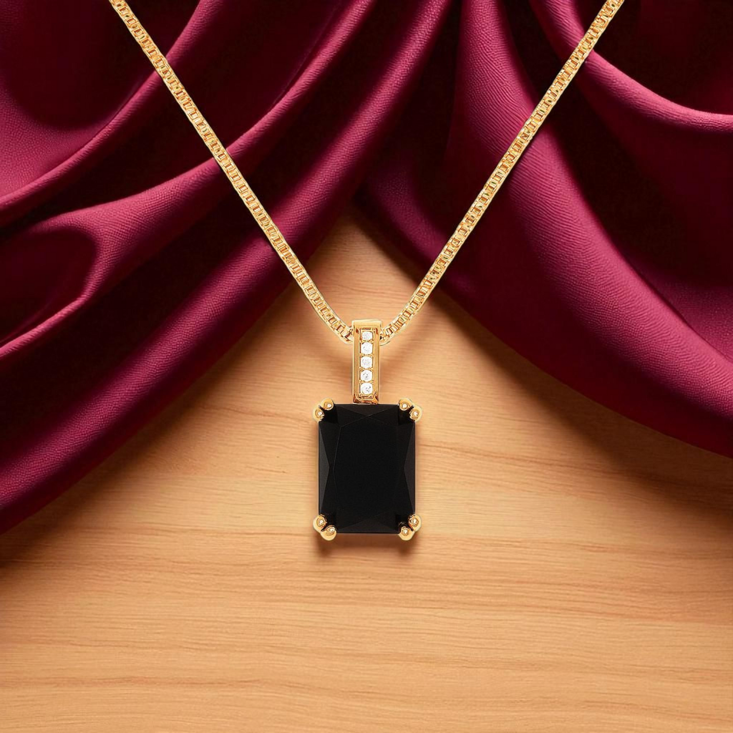 🖤 Midnight Elegance Pendant Necklace 🖤