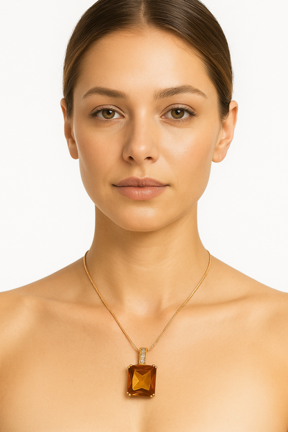 Golden Ember Pendant