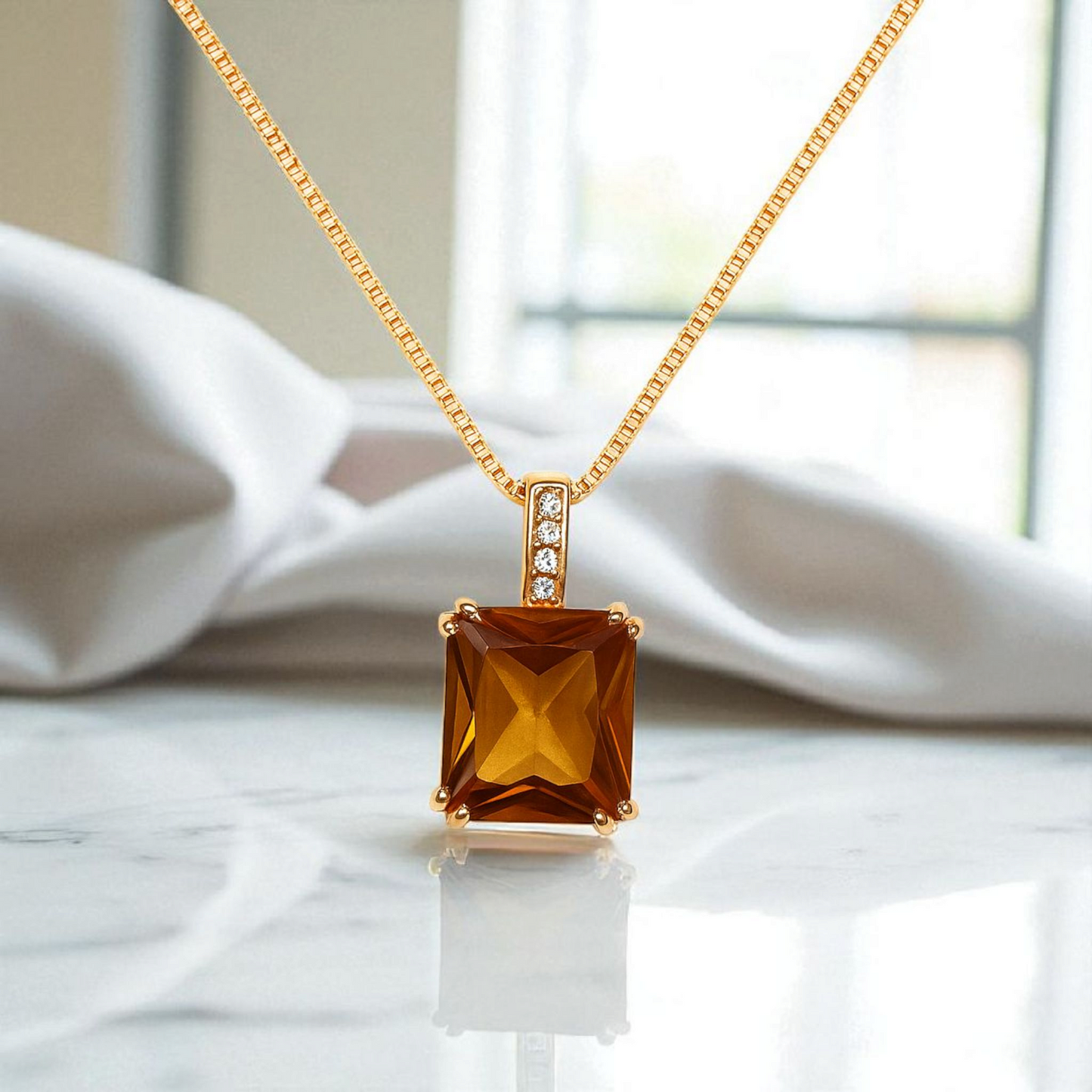 Golden Ember Pendant