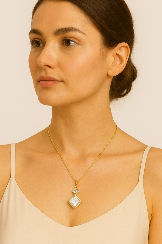 ✨ DC Crystal Cascade Necklace ✨