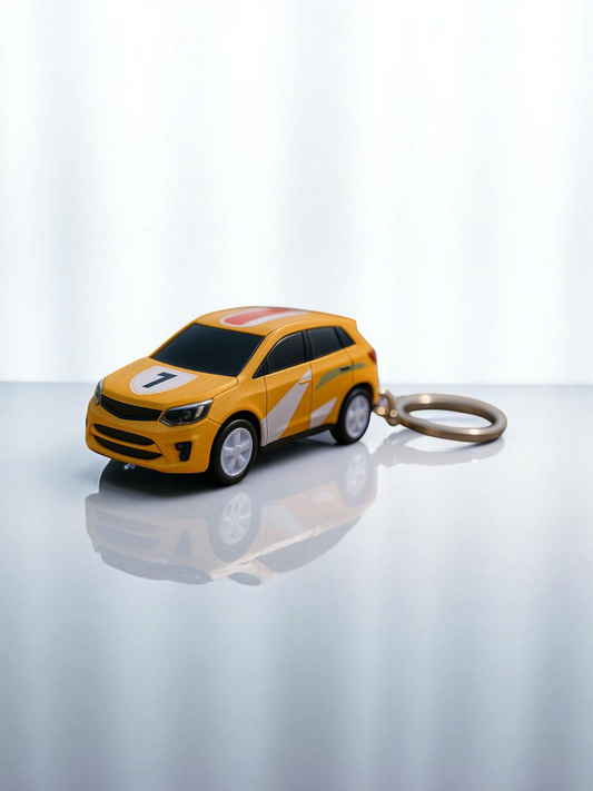 Yellow Speedster Keychain - 01