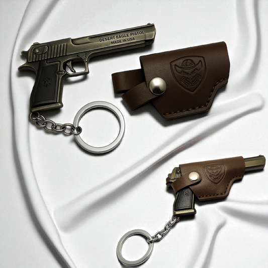 Desert Eagle Pistol Keychain
